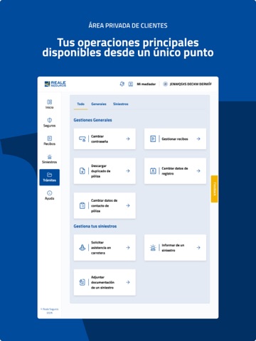 Reale Seguros ES iPad screenshot 4