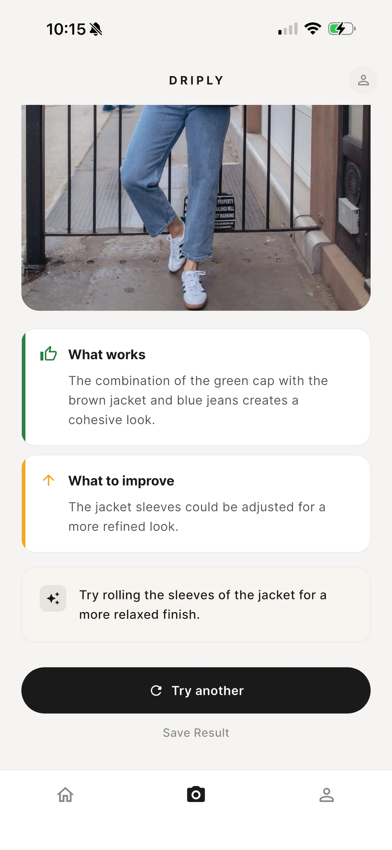 Driply: AI Outfit Style Check