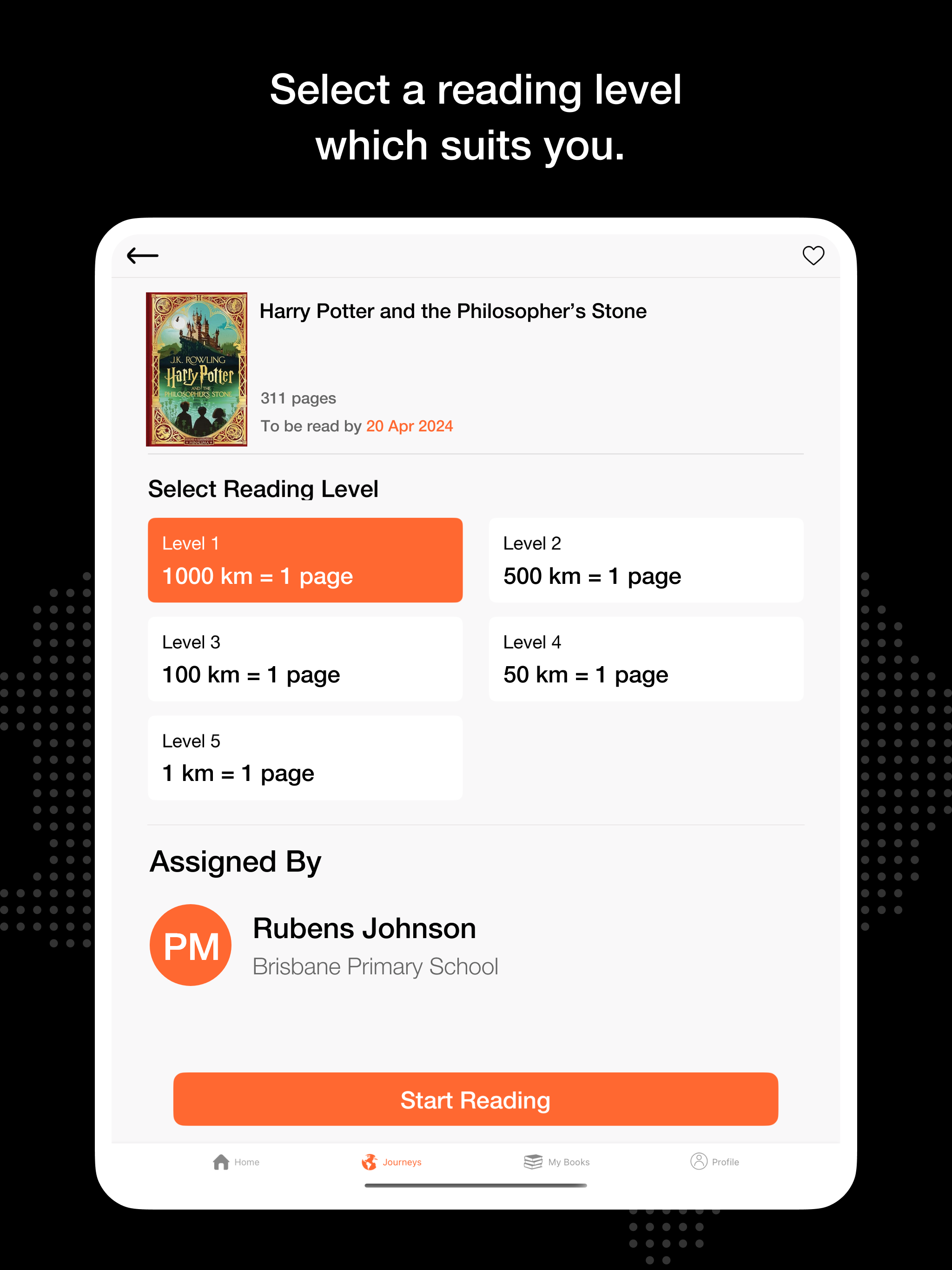 Reading KM’s – Reading Tracker