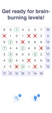 Sumplete: Logic Number Puzzle iPhone screenshot
