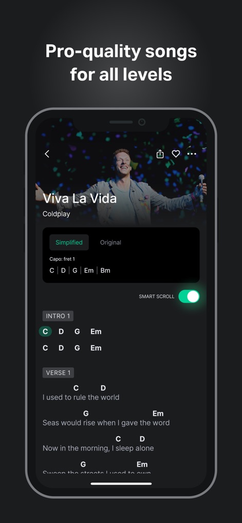 GuitarTuna: Tune & Play Guitar - Interactive Song Play
