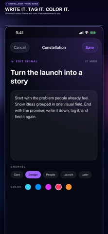 Constellation: Visual Notes screenshot