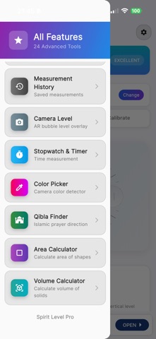 Spirit Level & Angle Finder Screenshot 7 of 8