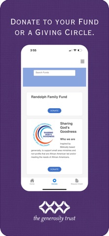 The Generosity Trust screenshot