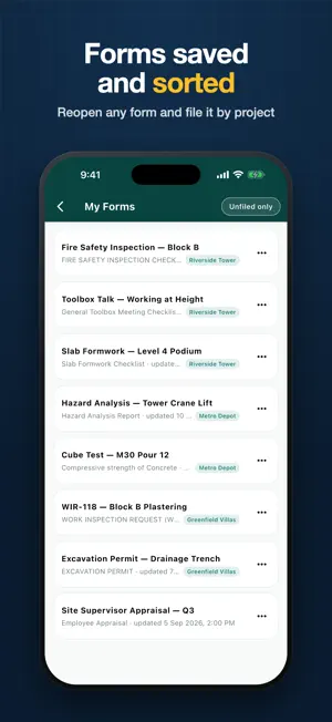 Construction forms & templates screenshot 2