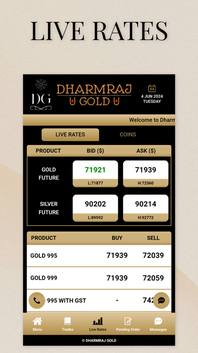 Dharmraj Gold Screenshot