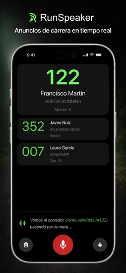 Captura de pantalla de RunSpeaker en iPhone 1