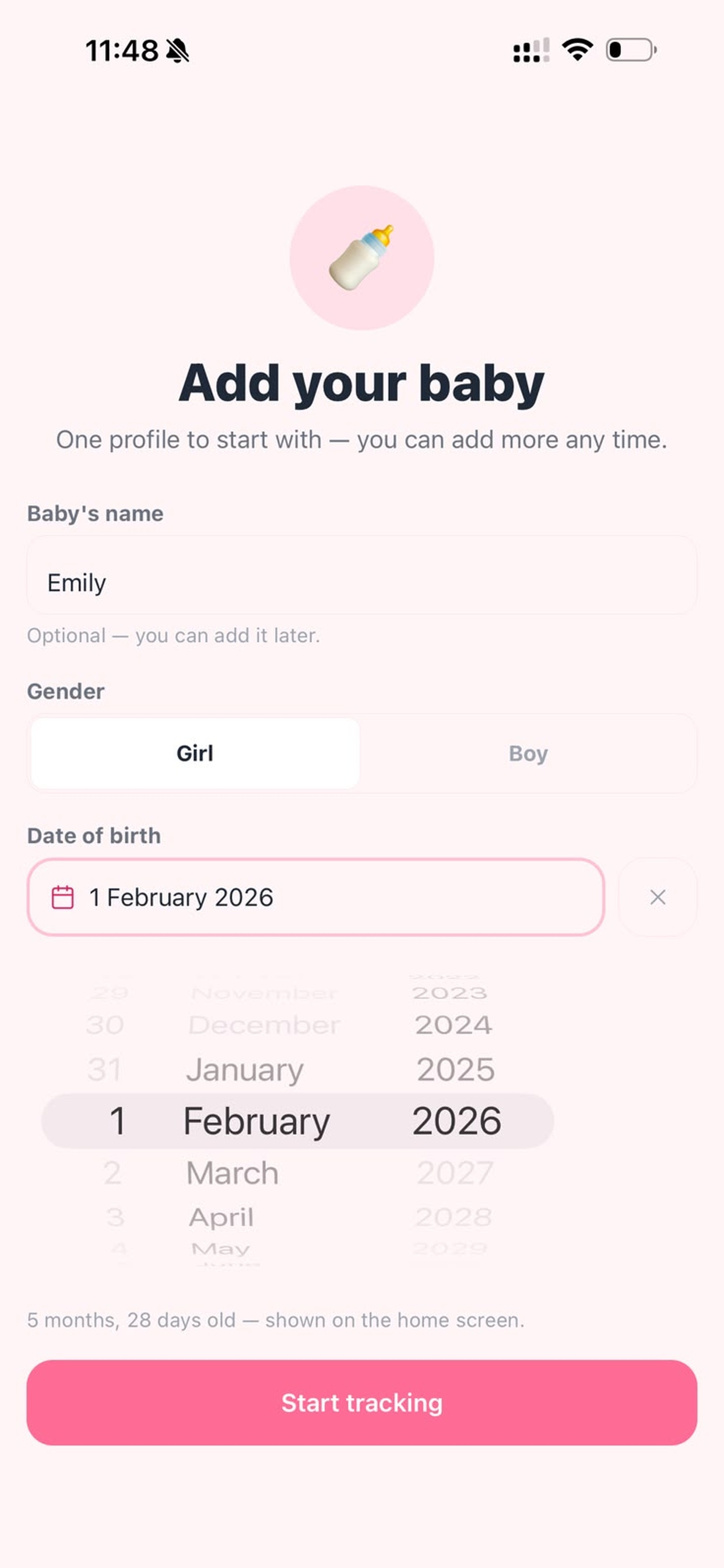 The Baby Tracker screenshot 4