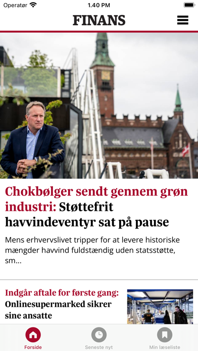 Finans - Danmarks erhvervsavis Screenshot