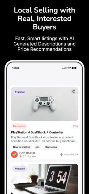 Realist: Verified Marketplace screenshot 1