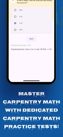 Carpenter Practice Test Screenshot 5 of 9