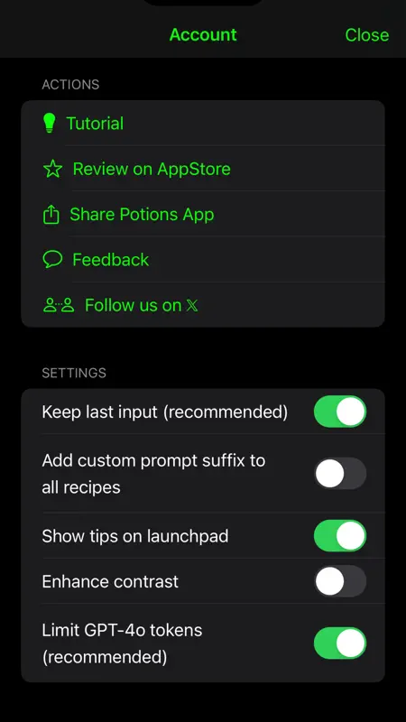 Potions – AI Shortcuts screenshot 9 of 9
