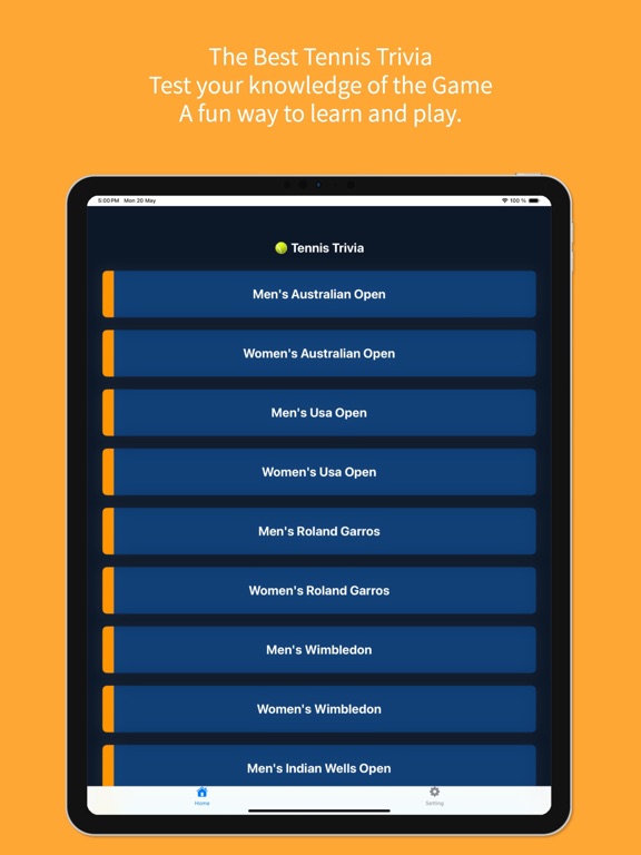 Screenshot #4 pour Best tennis league trivia