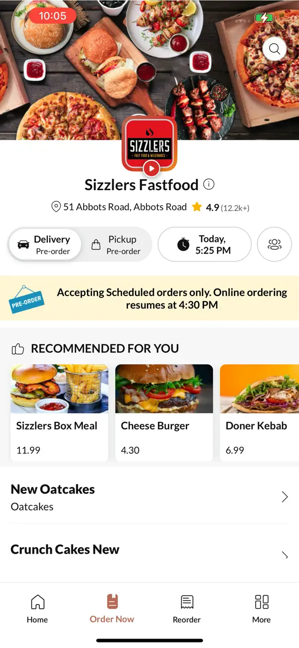 Screenshot #2 pour Sizzlers Fastfood