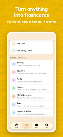 Ankra: AI Notes & Flashcards iPhone screenshot