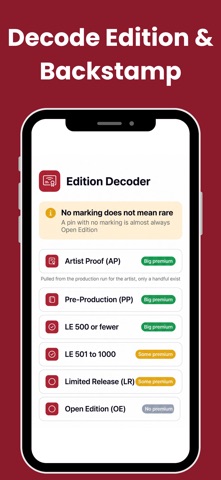 Pin Value: Trading Pin Scanner iPhone screenshot
