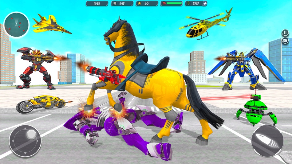 #2. Dino Game & Robots Simulator (iOS) 由: Awon Haider Naqvi