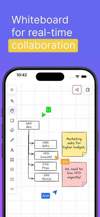 Canvs.io whiteboard Screenshot 1 of 4