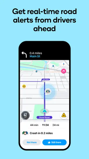 Screenshot von Waze Navigation Und Verkehr auf dem iPhone 2