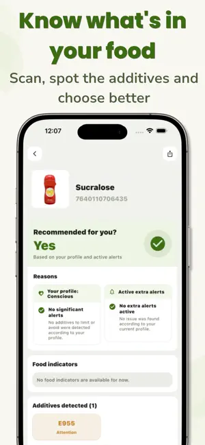 AvoidAdditives Food Scanner screenshot 1