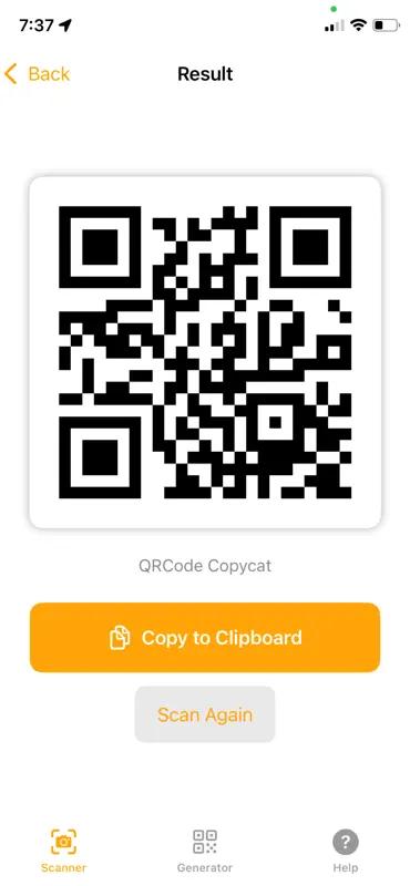QRCode Copycat screenshot 3 of 5