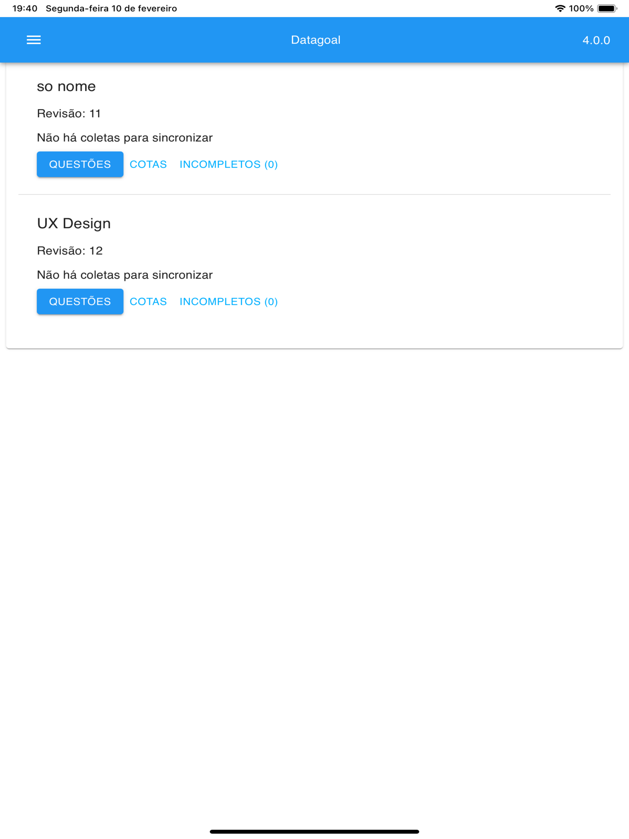 Datagoal App