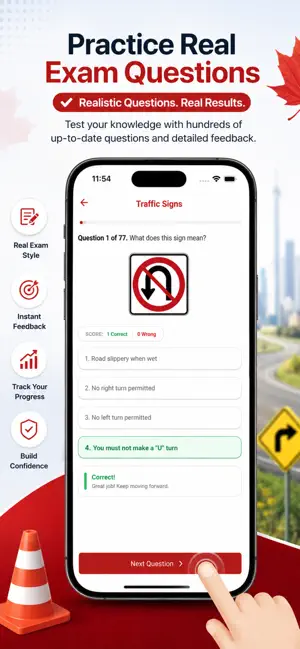 Canada Driving Test G1 and G2 screenshot 2