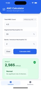 Absolute Neutrophil Count Calc screenshot