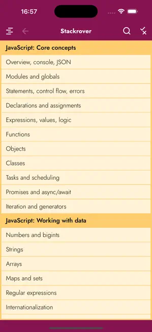 Stackrover iPhone screenshot 1