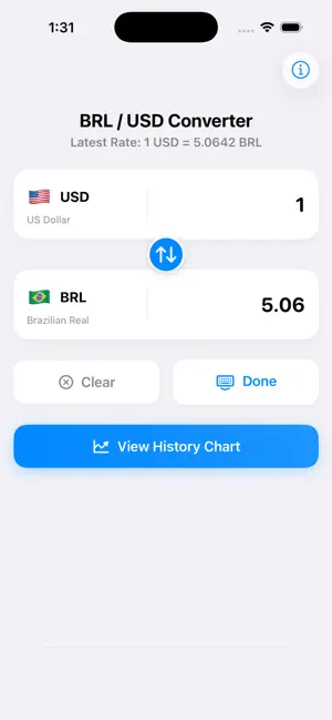 Dollar to Real: BRL Converter screenshot 1