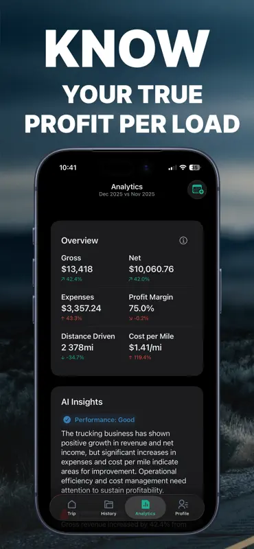 Truck Profit: CPM Calculator screenshot 1 of 5