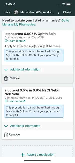 Sutter Health My Health Online iPhone screenshot 5