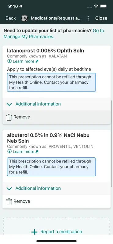 Sutter Health My Health Online screenshot 5 of 6