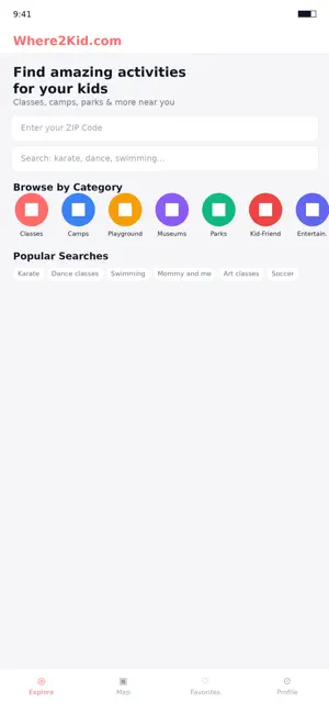 Where2Kid screenshot 1