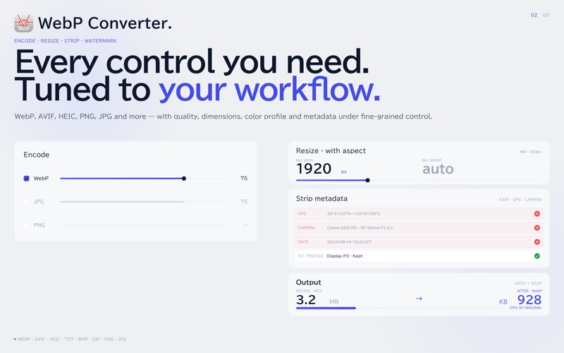 Screenshot #2 pour WebP Converter.
