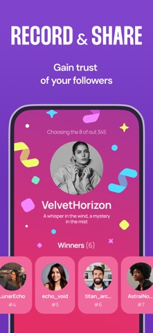 Giveaway Picker - Random Draw iPhone screenshot