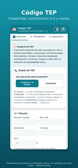Códigos vitales screenshot 1