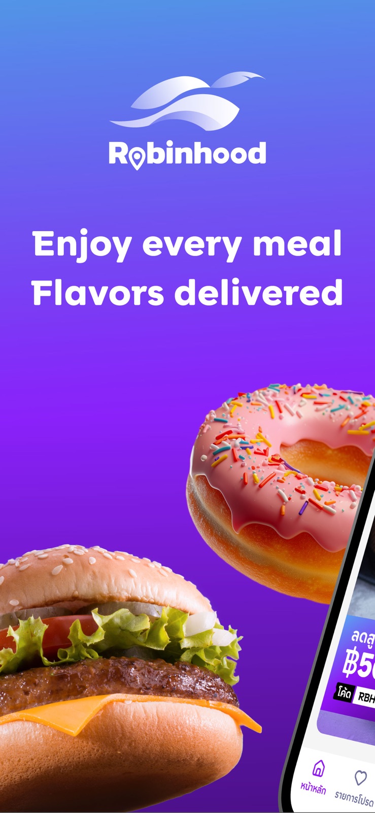 Robinhood: Food Delivery app iphone screenshot 1