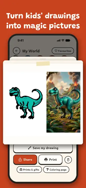 Fridge Door: Kids Drawings screenshot 1