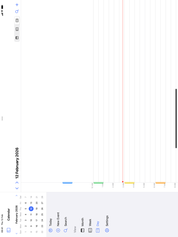 Pencil Calendar - PencilCal iPad screenshot
