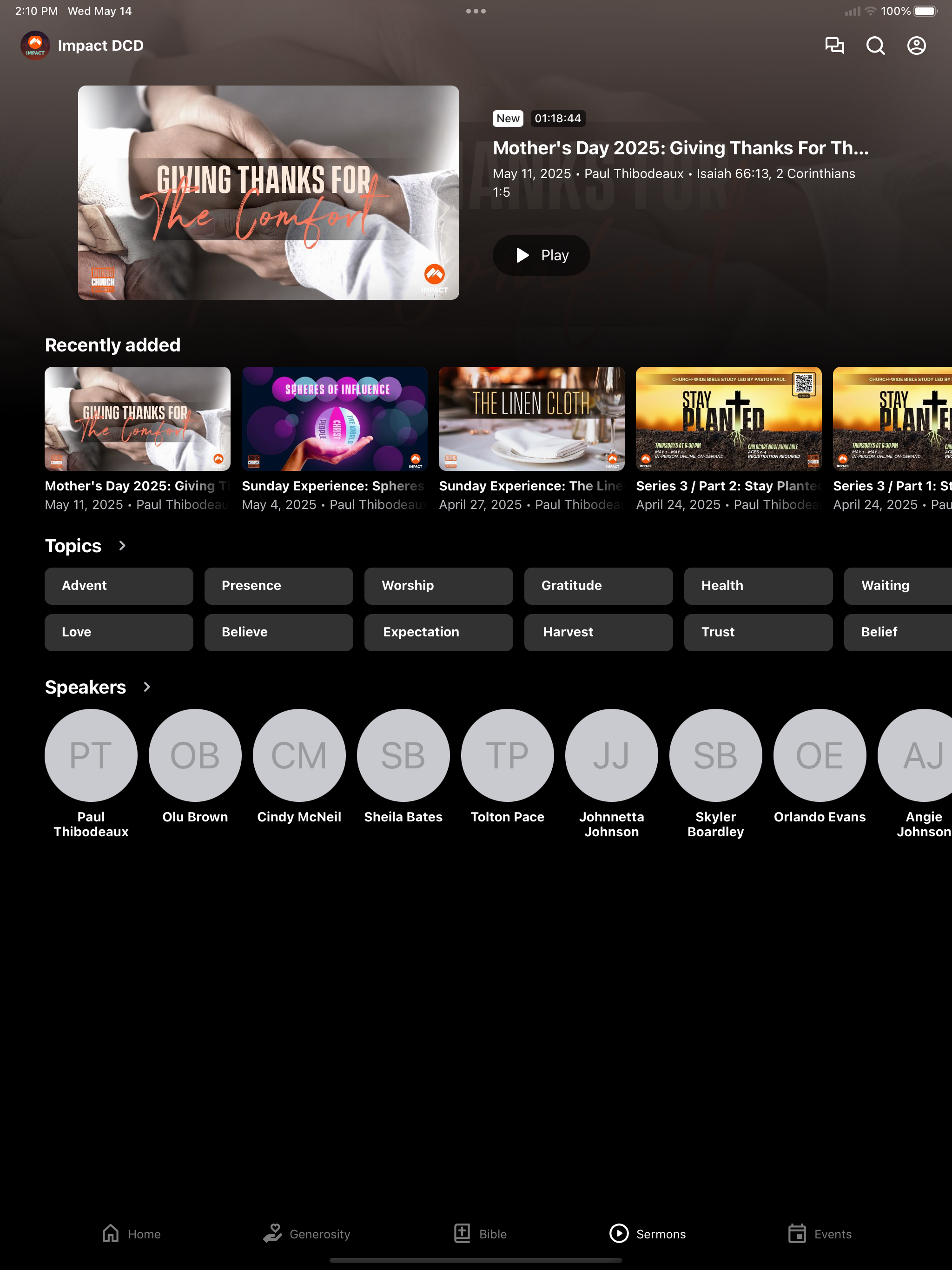 Impact Church DCD screenshot 5