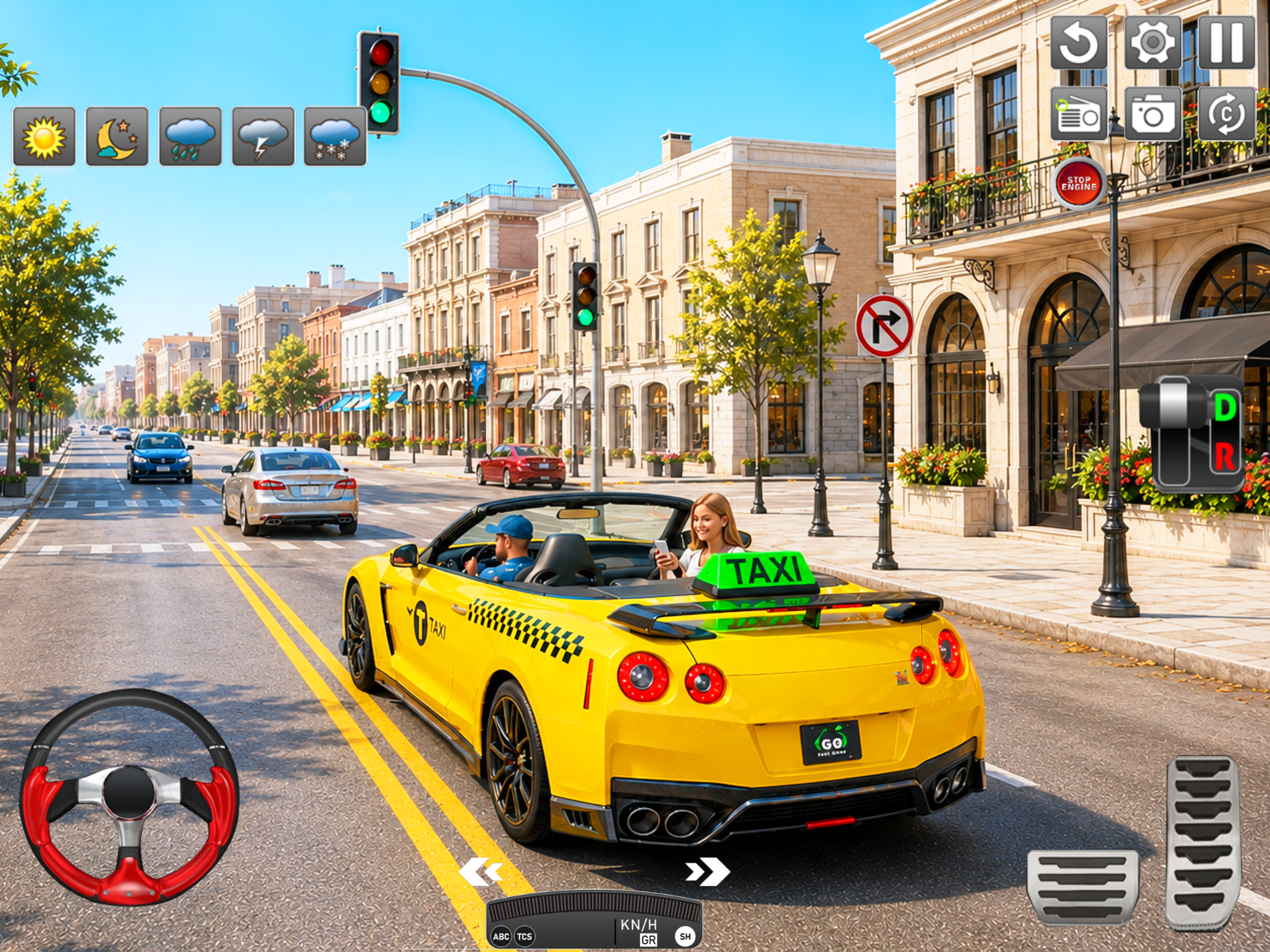 Miami Taxi Simulator Car Games screenshot 8