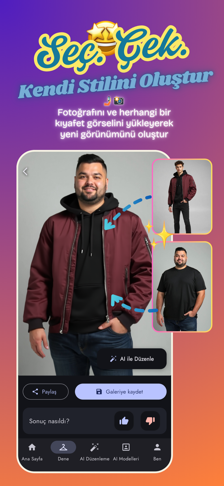 ClothShift – AI Kıyafet Deneme screenshot 3