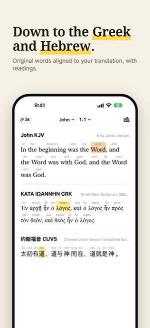 Babel: Multilingual Bible screenshot 4