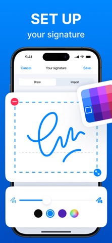 Document Signer App iPhone screenshot