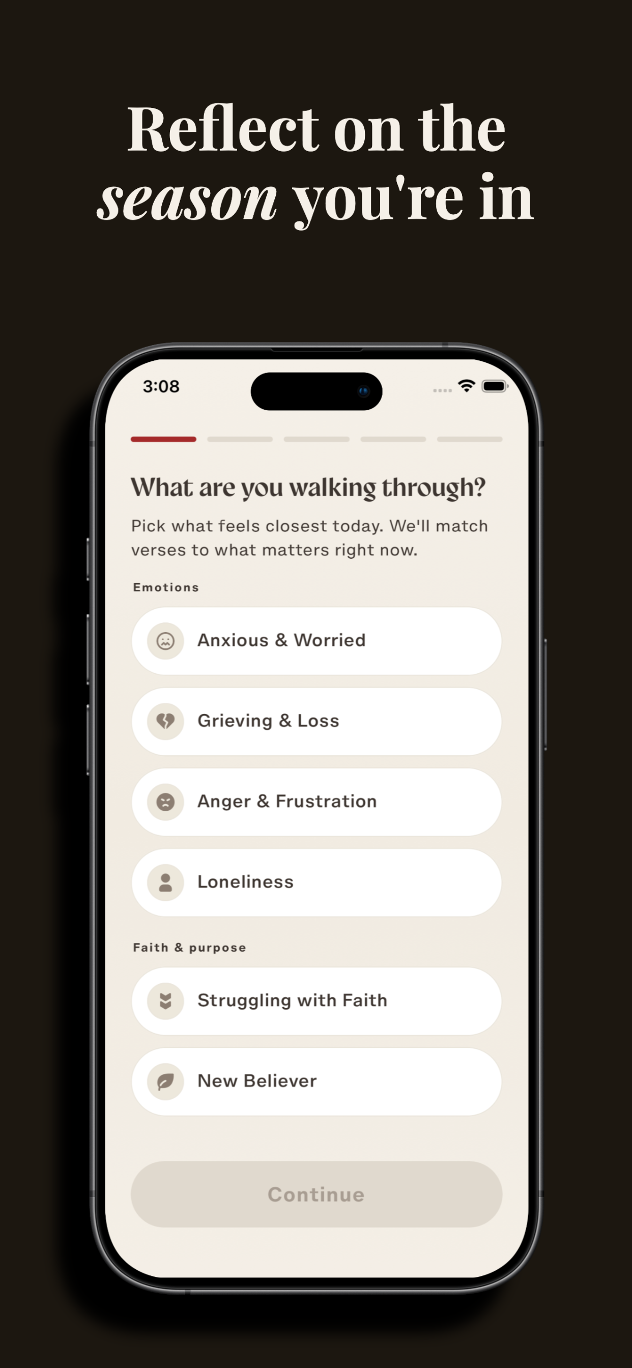 Selah: Daily Bible Reflection screenshot 2
