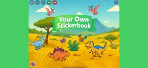Dino Sticker Games for Kids screenshot 1