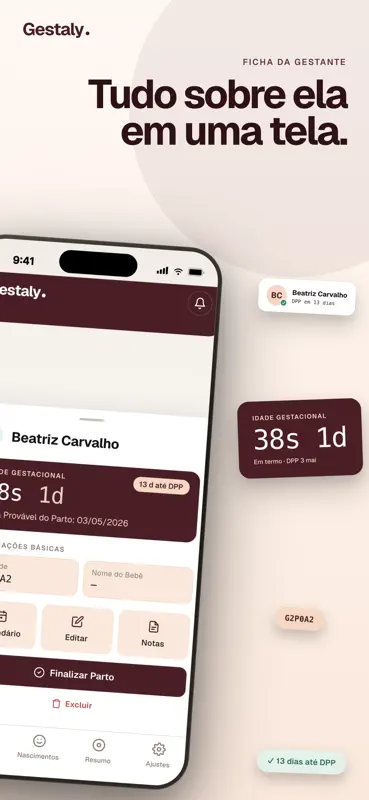 Gestaly | Gestantes e Partos screenshot 2 of 6