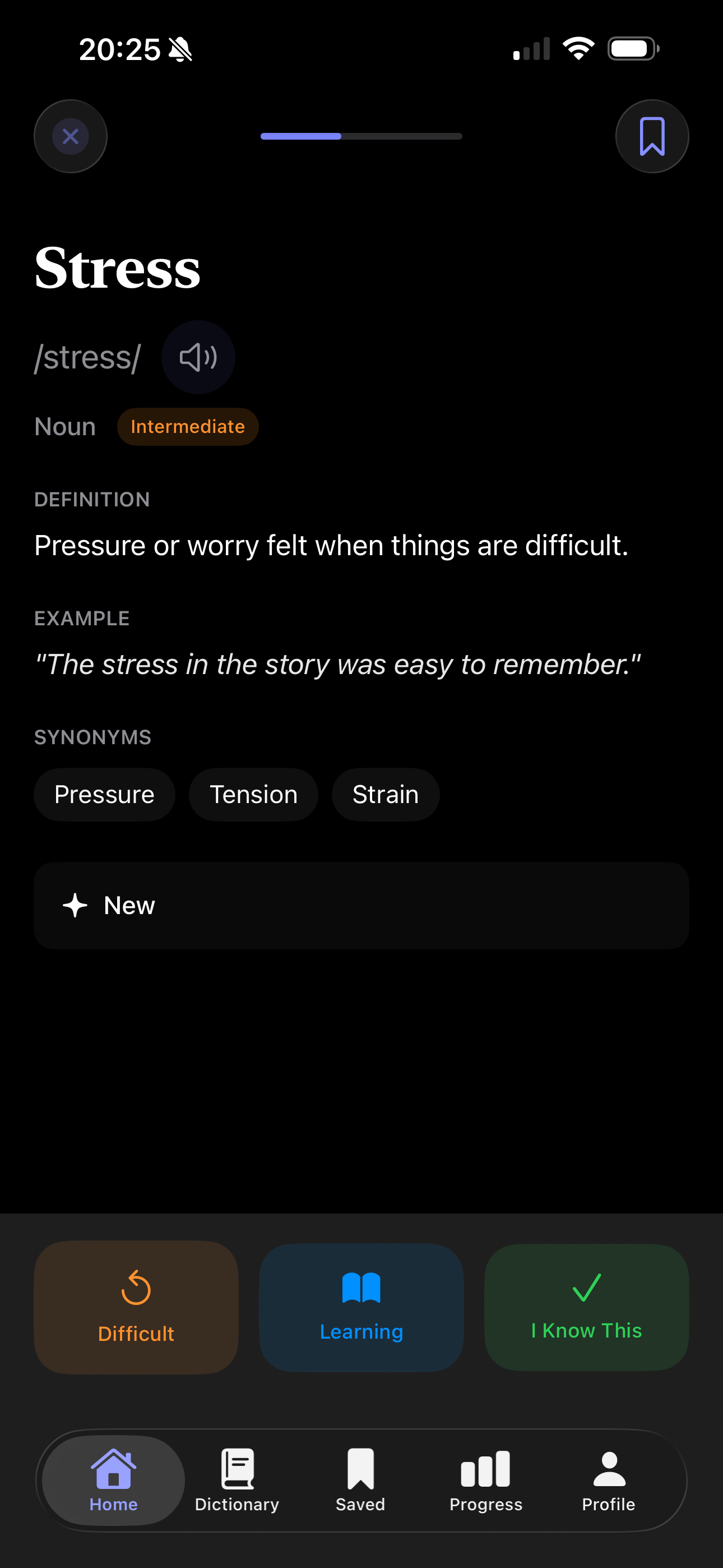 Gladlex: Daily Vocabulary screenshot 3