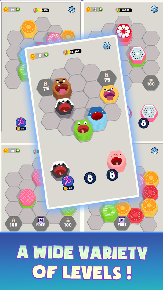 #5. Donut Stack Sort (iOS) 来自: Tran Tien Thanh